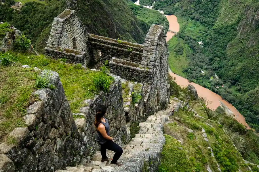 How to travel to Huayna Picchu Stairs of death