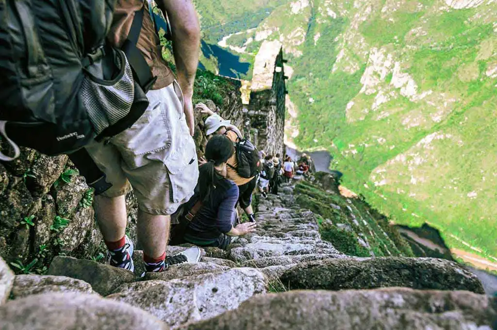 What are the Huayna Picchu Stairs of Death