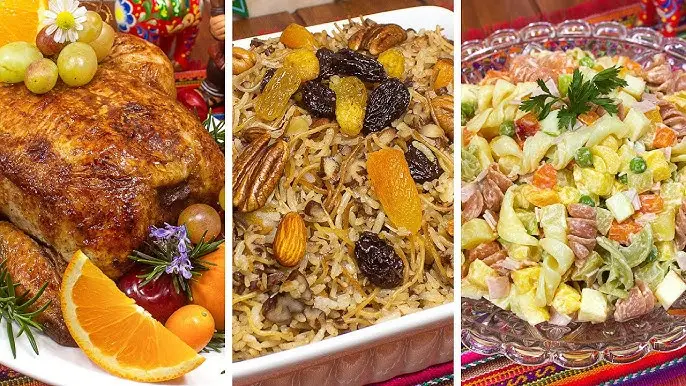 Traditional food during New Year in Peru