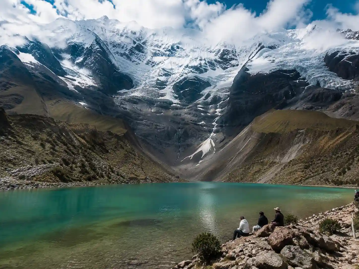 humantay lake from ollantaytambo